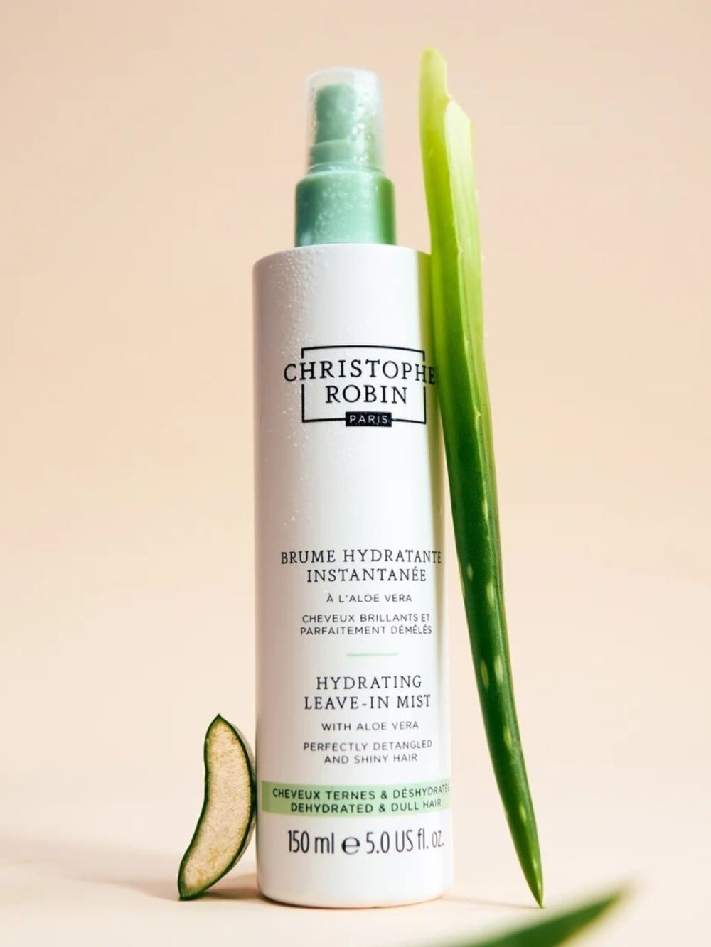 Christophe Robin Haircare Set,Hydrating Leave-In Mist Aloe Vera,Travel-3pc-NEW - Picture 4 of 15